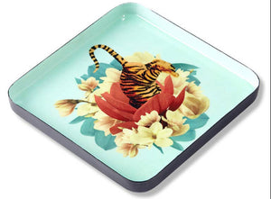 Tiger Flower Trinket Tray