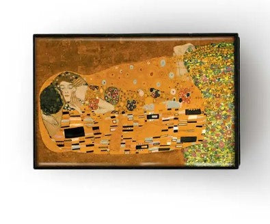 Klimt The Kiss  Wooden Matchbox