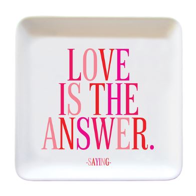 Love Is The Answer Trinket Dish