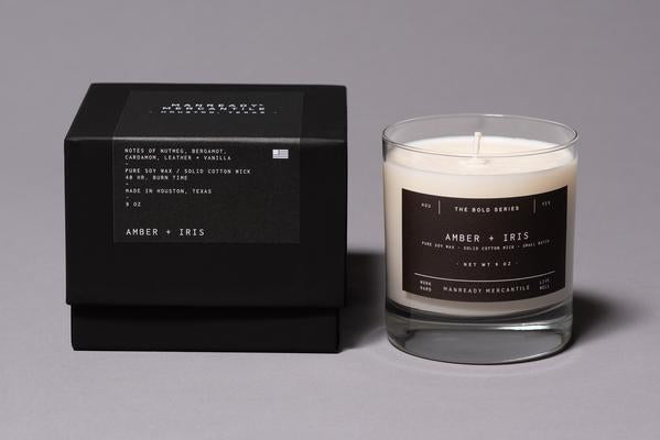 THE BOLD SERIES SOY CANDLE | AMBER + IRIS