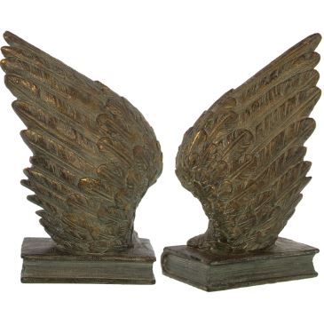 Winged Bookends Pair