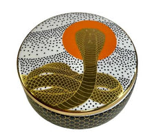 Load image into Gallery viewer, Cobra Rising Ceramic Trinket Box
