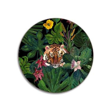 Jungle Tiger Coasters  Set Of Four